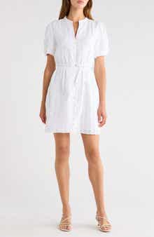 Balloon Sleeve Shirtdress