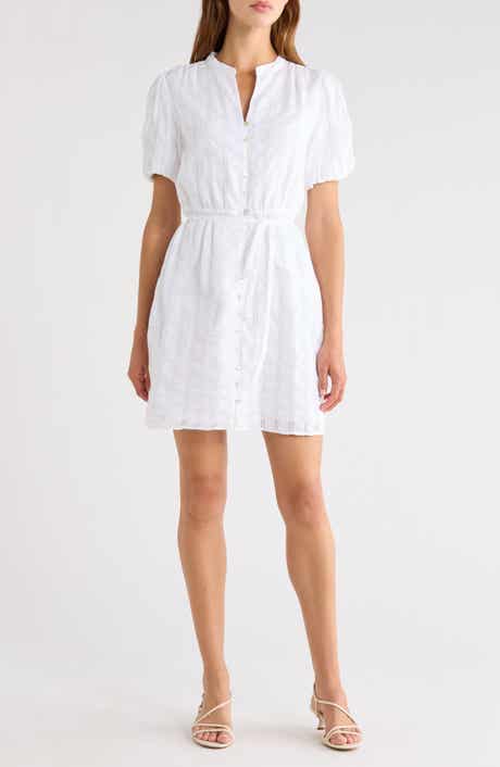 Balloon Sleeve Shirtdress