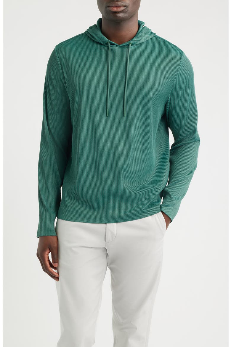 Hoppin Heathered Performance Hoodie, Main, color, HEATHER ZEST