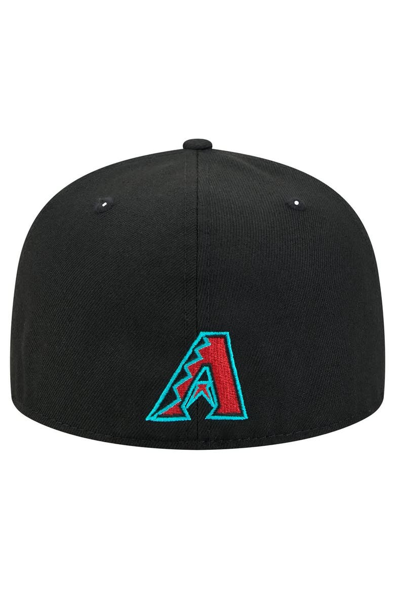 Men's New Era Black Arizona Diamondbacks Ransom 59FIFTY Fitted Hat, Alternate, color, Black
