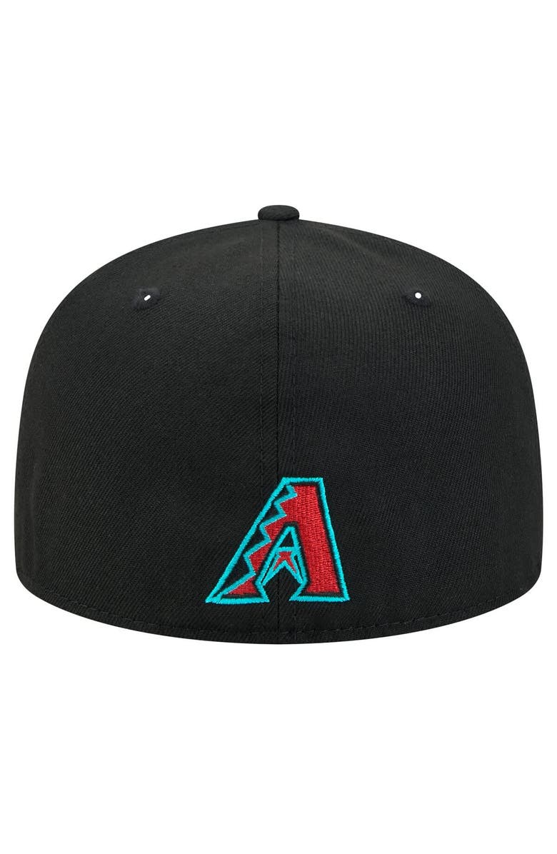 New Era Men's New Era Black Arizona Diamondbacks Ransom 59FIFTY Fitted Hat, Alternate, color, Black