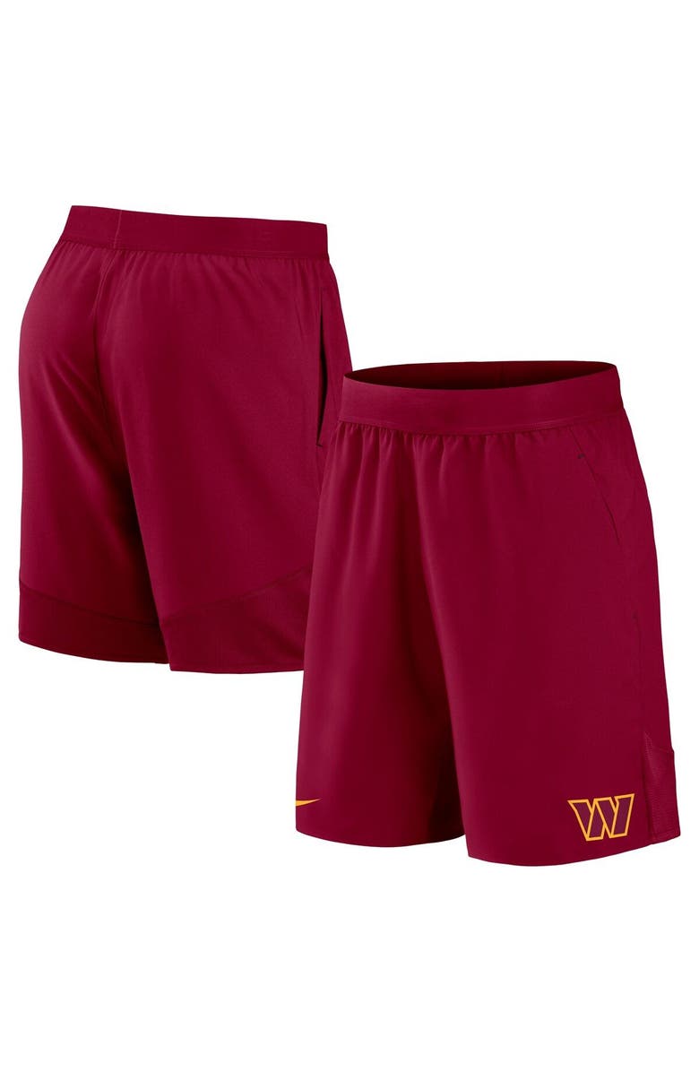 Nike Men's Nike Burgundy Washington Commanders Stretch Woven Shorts, Main, color, 