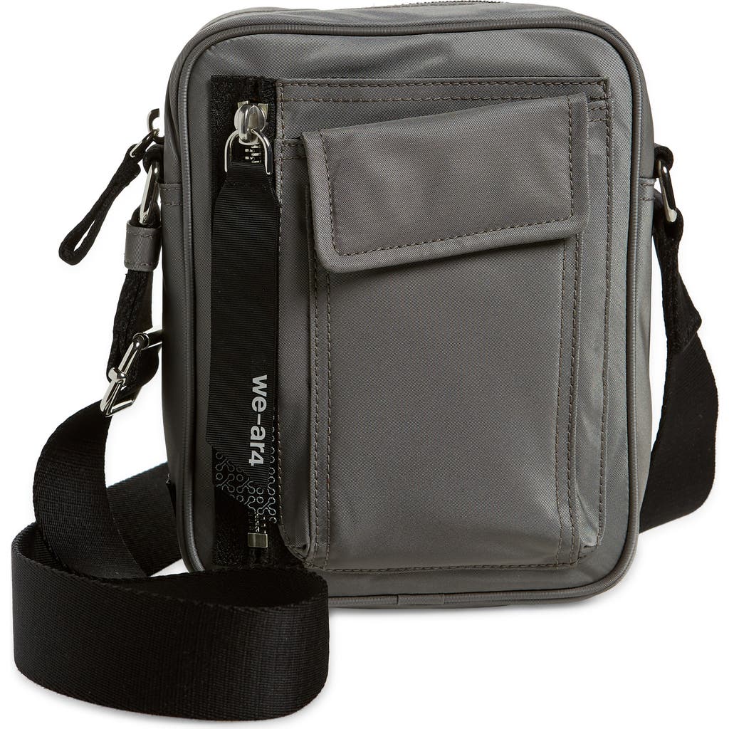 We-ar4 The Godspeed Nylon Crossbody Bag In Gray