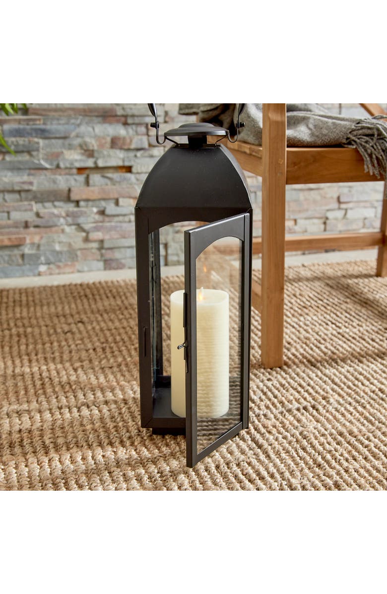 Napa Home & Garden Antoinne Outdoor Lantern, Alternate, color, Black