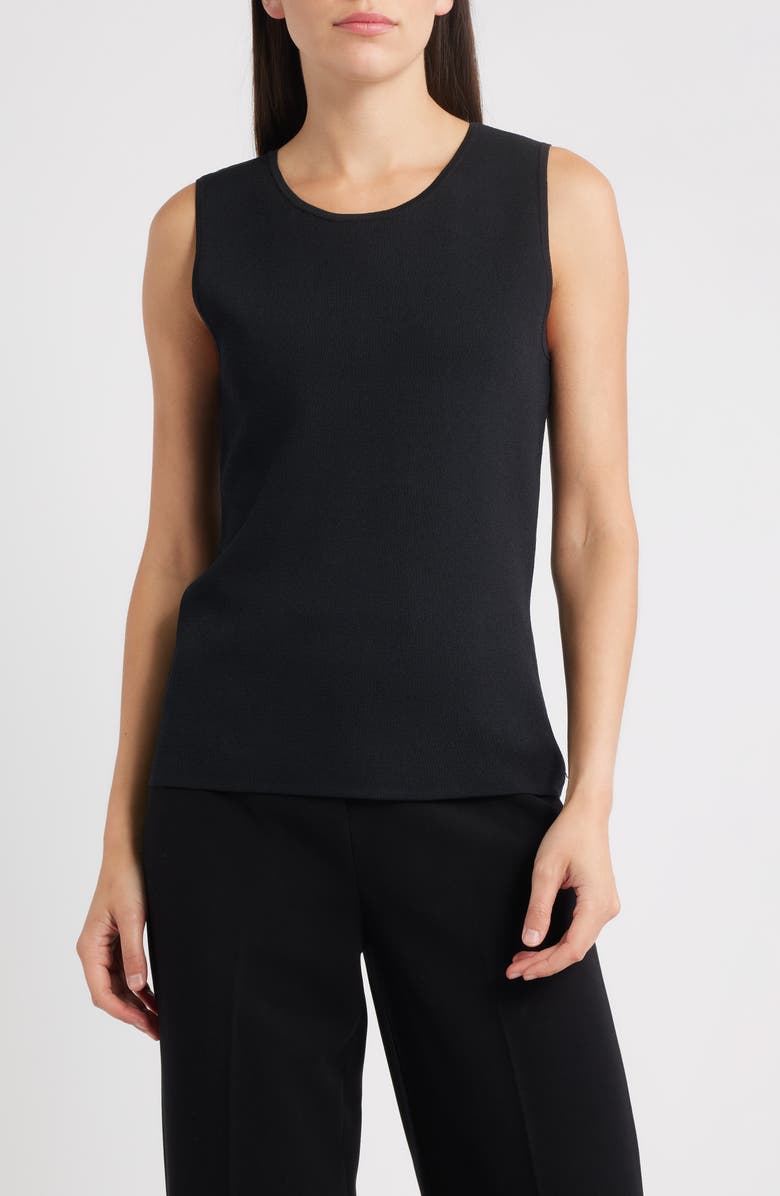 Anne Klein Sleeveless Knit Top, Main, color,