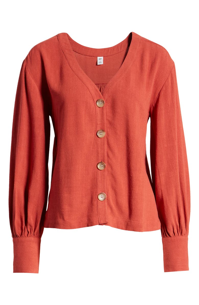 BP. Bishop Long Sleeve Blouse, Alternate, color, 