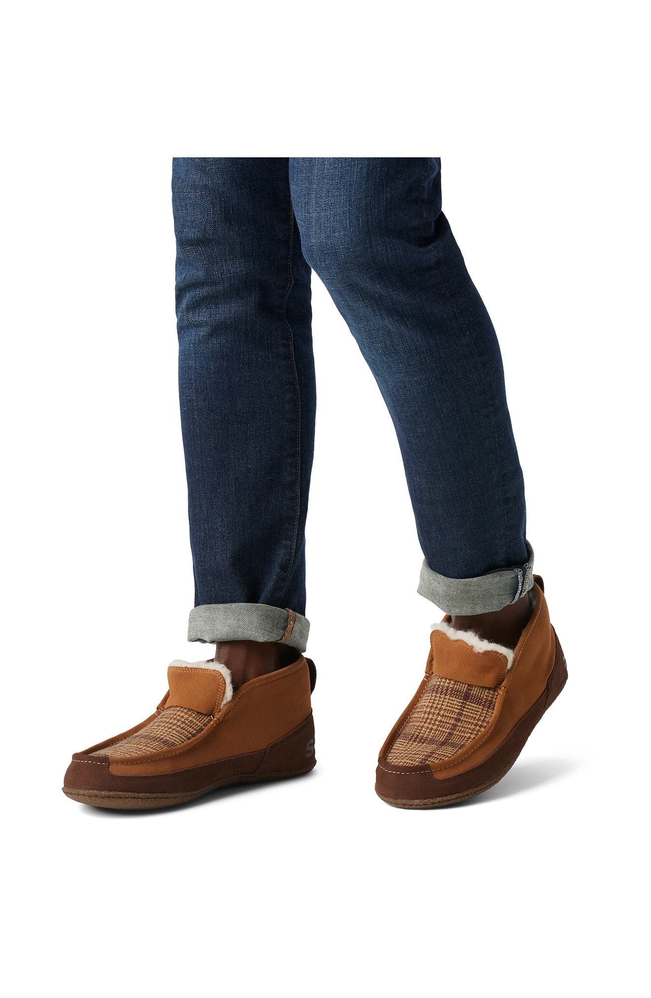 SOREL Manawan II Faux Fur Lined Slipper, Alternate, color, 