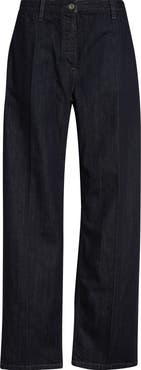 Jil Sander Pleated Straight Leg Jeans