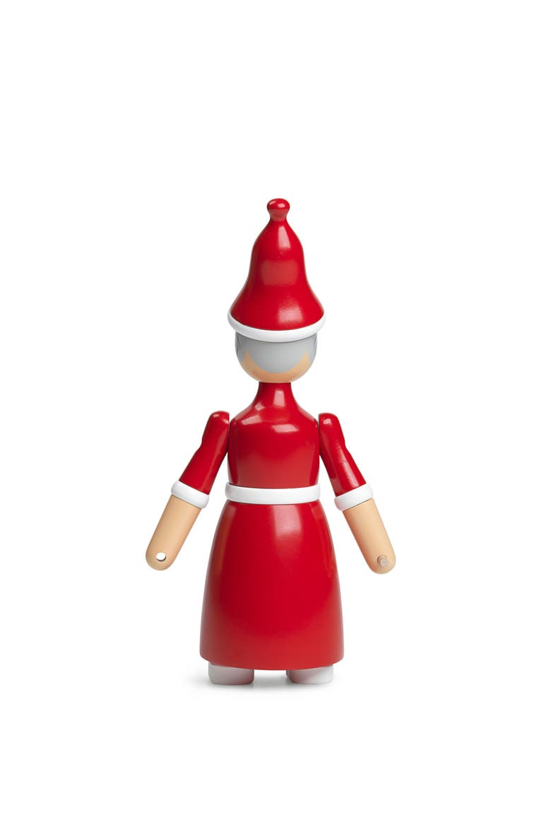 Kay Bojesen Santa Clara / Mrs. Santa, Alternate, color, Red/White