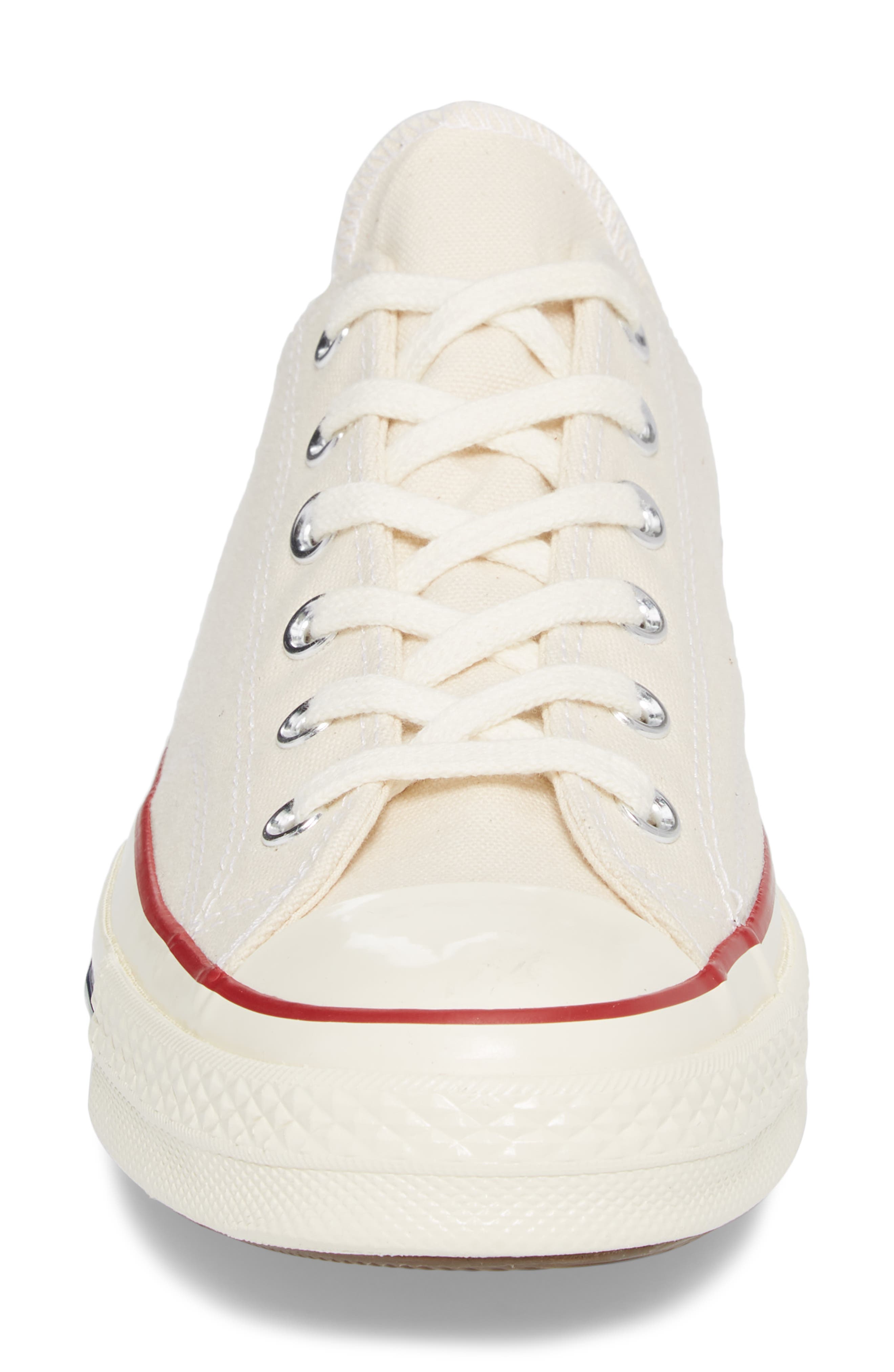 Converse Chuck Taylor<sup>®</sup> All Star<sup>®</sup> 70 Low Top Sneaker, Alternate, color, Parchment/Garnet/Egret