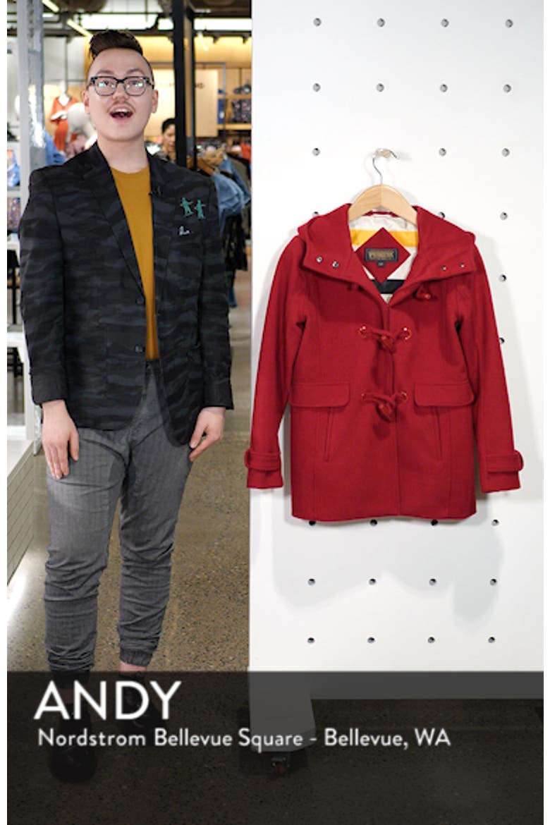 Roslyn Waterproof Lambswool Blend Hooded Coat video