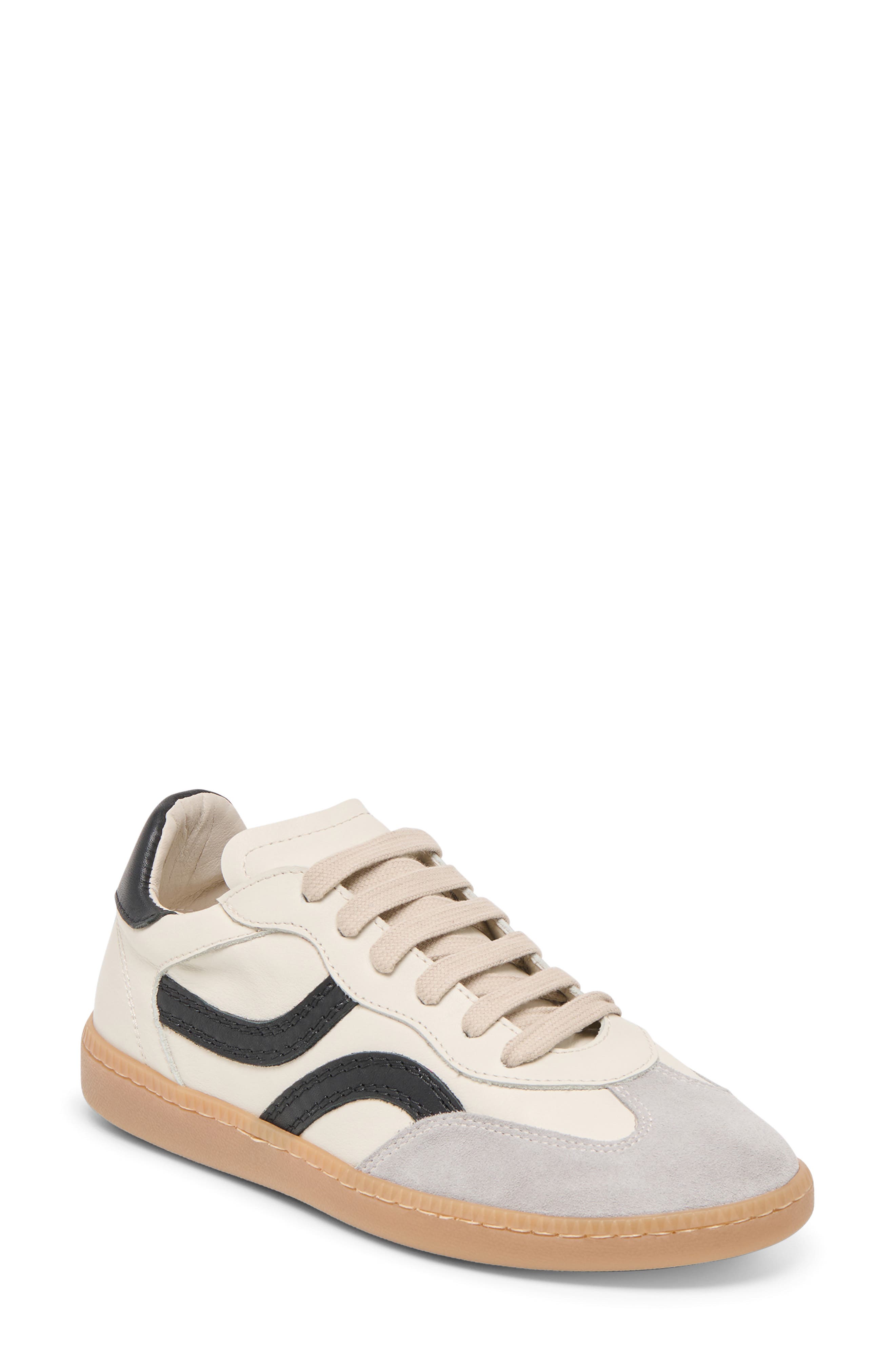 Dolce Vita Rebel Sneaker, Main, color, White/Black Leather