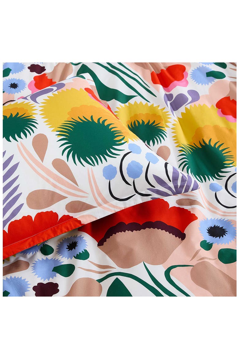 Ojakellukka Duvet Cover & Sham Set, Alternate, color, WHITE MULTI