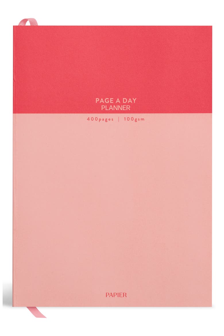 Colorblock Undated Daily Planner, Alternate, color, NO COLOR