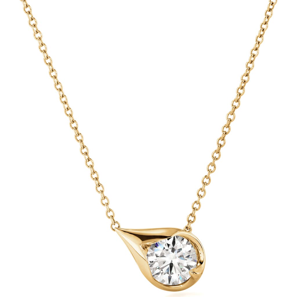 HEARTS ON FIRE HEARTS ON FIRE LU DROPLET PENDANT NECKLACE