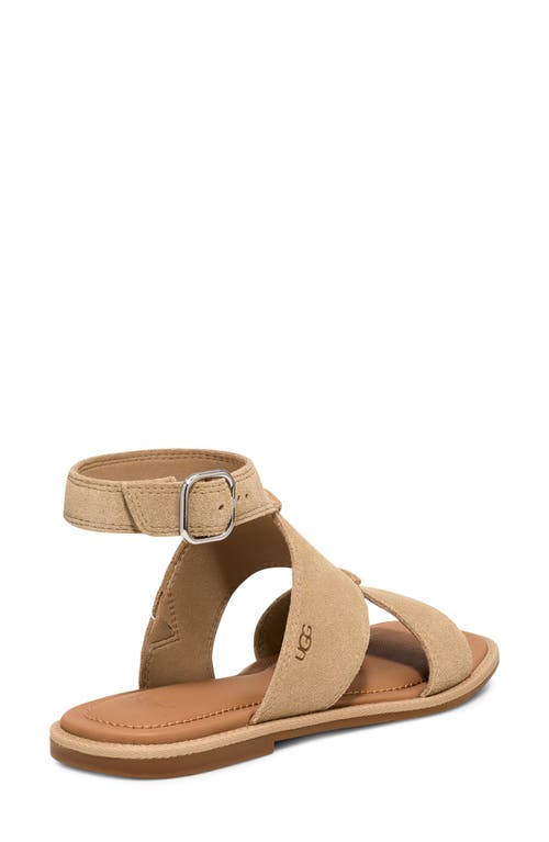 Ugg(r) Delray Ankle Strap Sandal In Mustard Seed