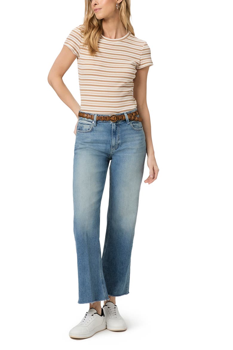 Chantrelle Stripe T-Shirt, Alternate, color, IVORY/ BISCOTTI