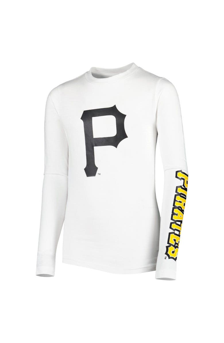 STITCHES Youth Stitches Black/White Pittsburgh Pirates Combo T-Shirt Set, Alternate, color, 