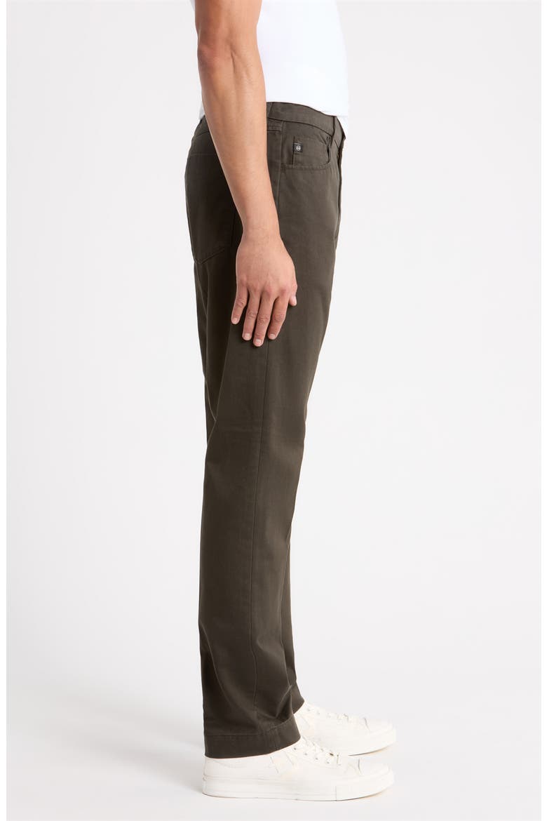 Everett Tailored Cotton Gabardine Pants, Alternate, color, FOREST ASH
