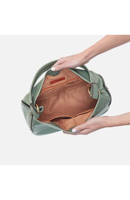 Hobo Seneca Leather Shoulder Bag In Jade