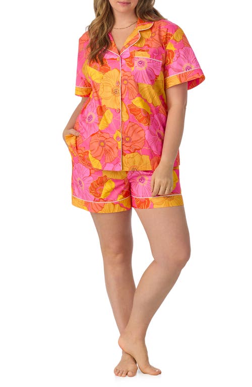 Bedhead Pajamas Floral Short Pajamas In Sunkissed Poppies