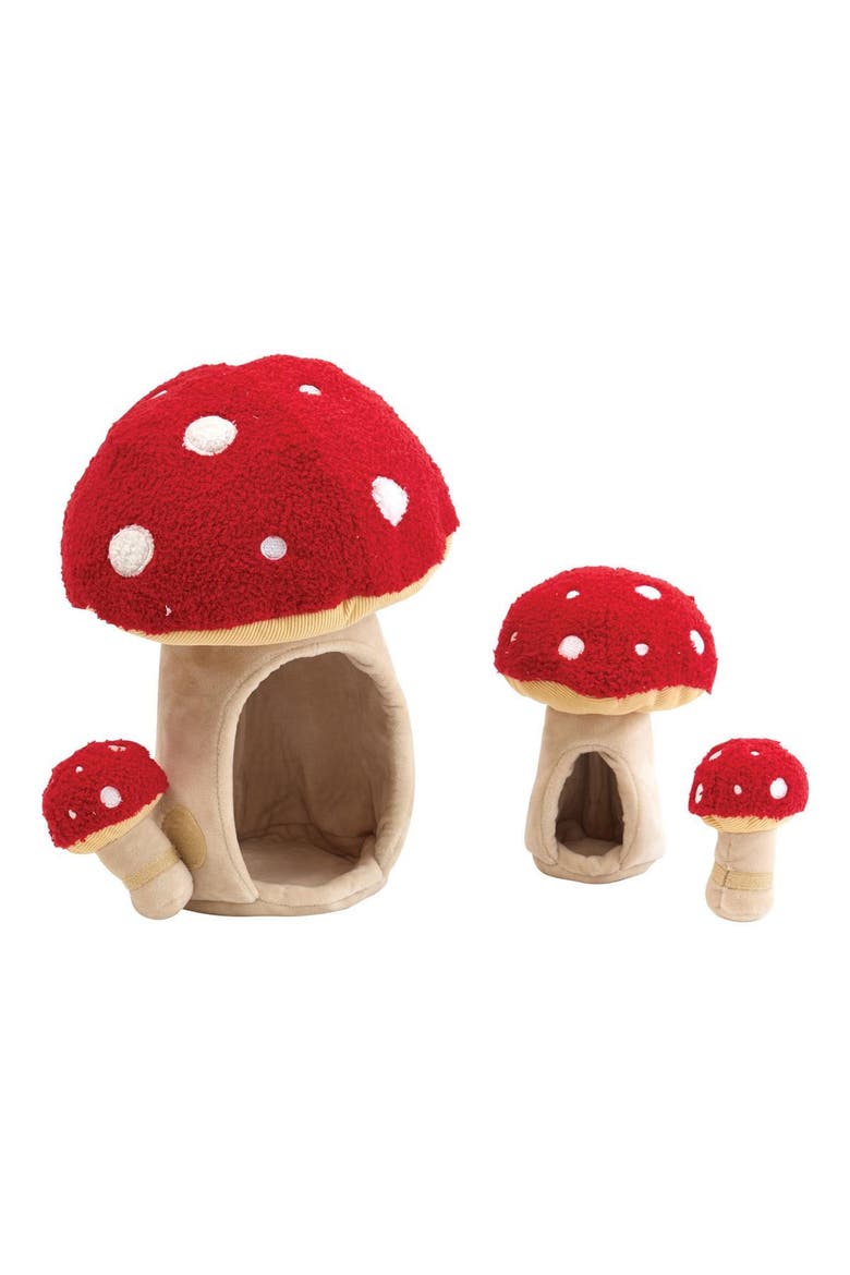 Plush Mushrooms  - Set of 4, Alternate, color, Multicolored