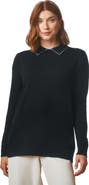 Jessica London Fine Gauge Embellished Sweater