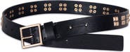 AllSaints Pyramid Stud Leather Belt