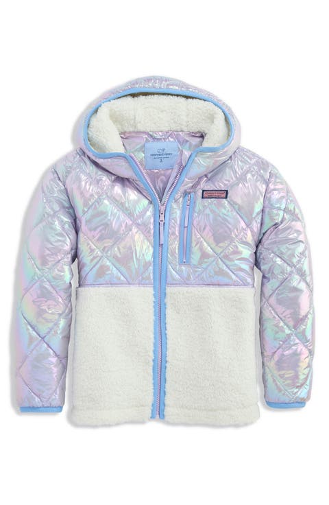 Kids' Metallic Puffer Jacket