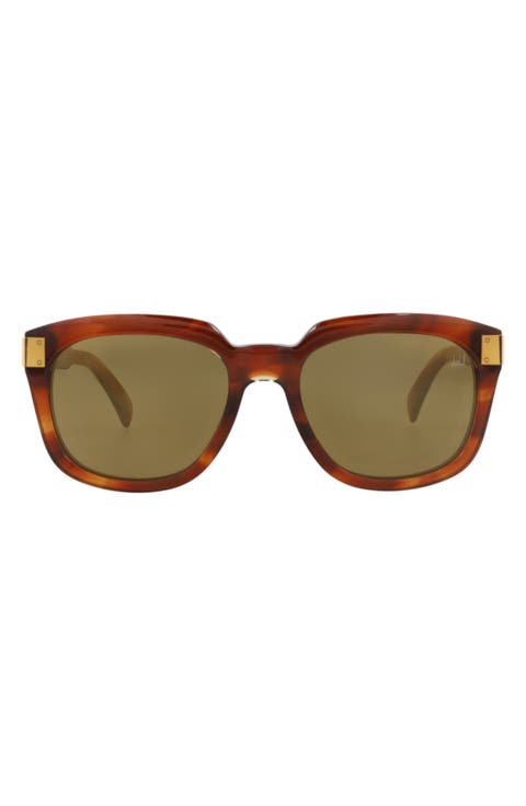 56mm Square Sunglasses