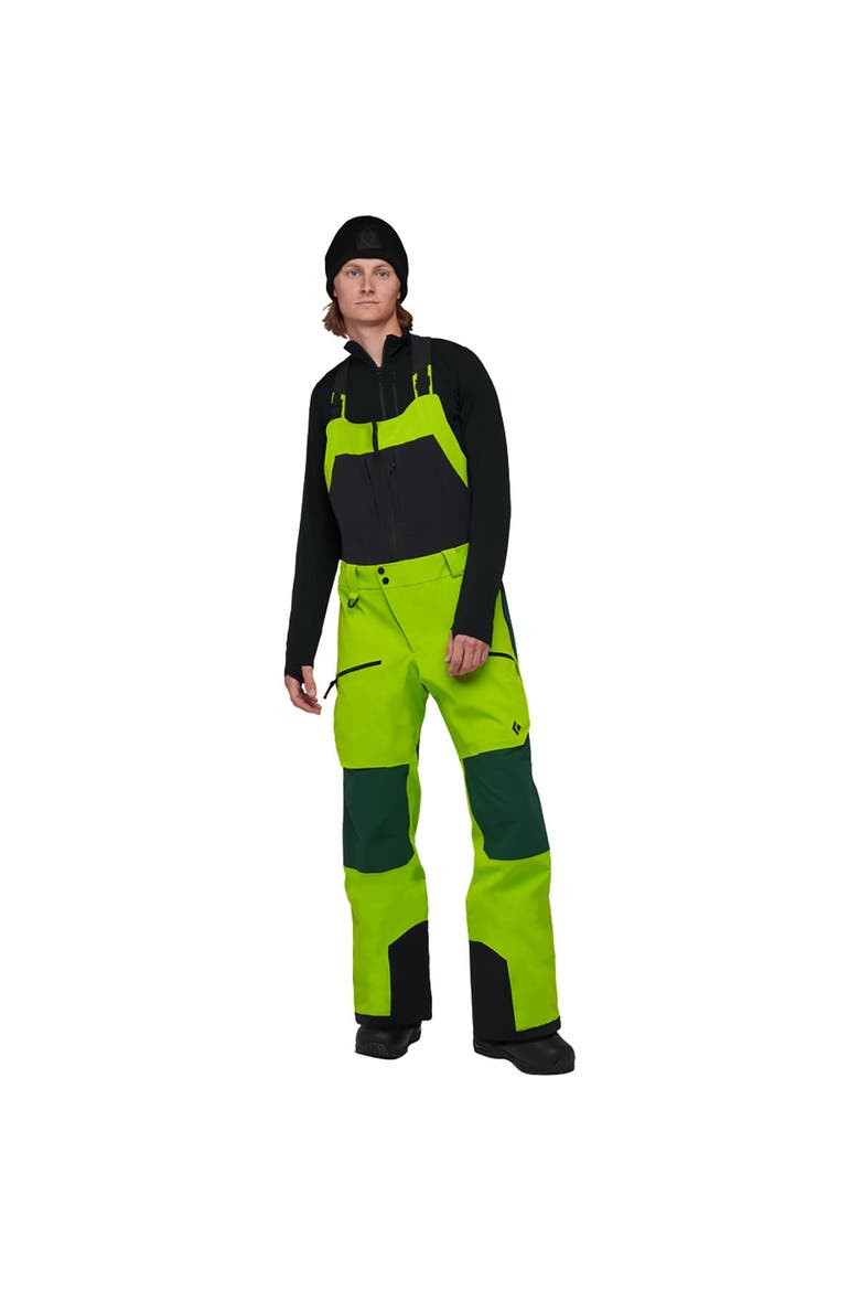 Recon Pro Stretch Bib Pant - Men's, Main, color, Lime Green/Mountain Forest