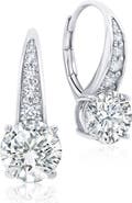 Crislu Cubic Zirconia Pavé Drop Earrings