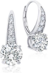 Crislu Cubic Zirconia Pavé Drop Earrings