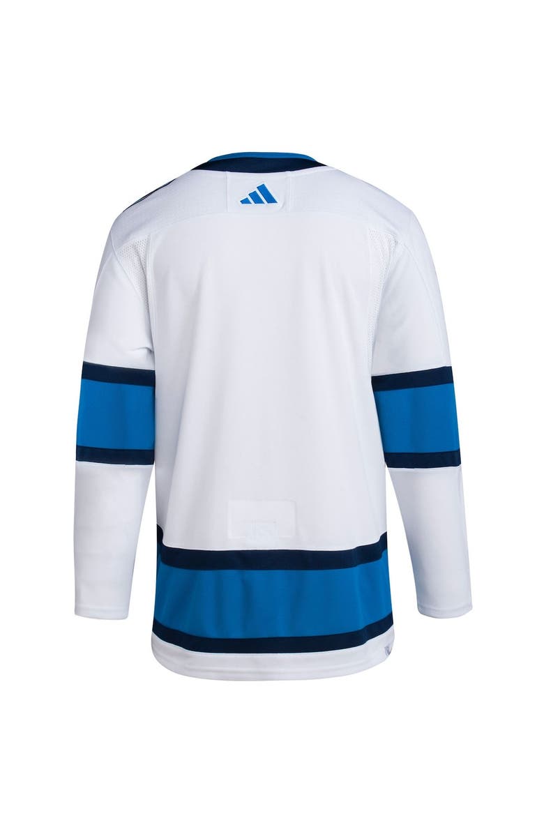 adidas Men's adidas White Winnipeg Jets Reverse Retro 2.0 Authentic Blank Jersey, Alternate, color,