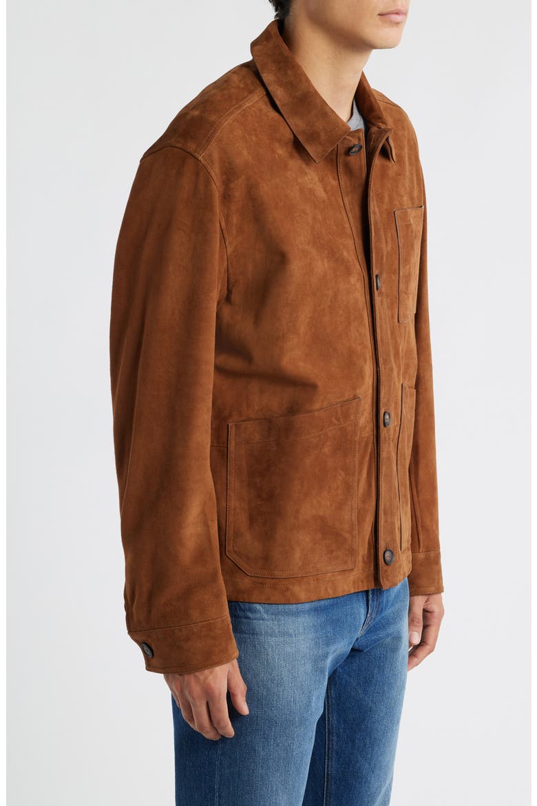 Markuedo Suede Jacket, Alternate, color, MED BRN