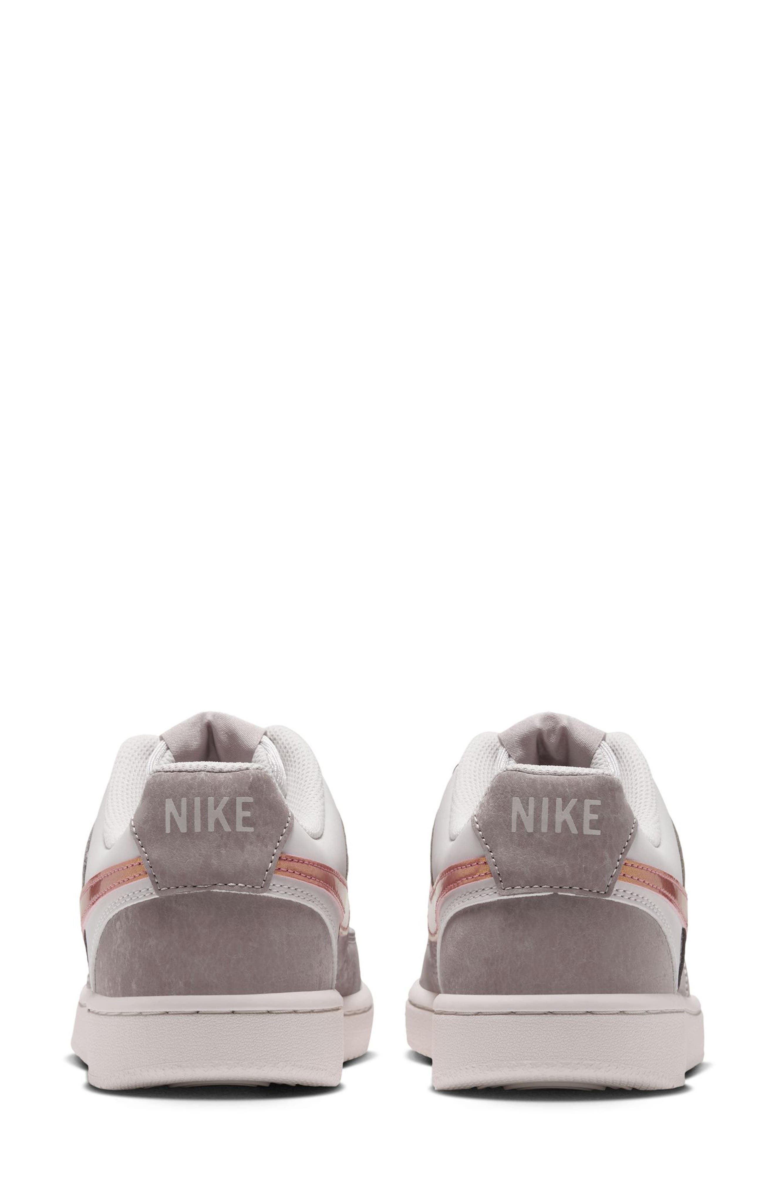 Court Vision Low LX Sneaker, Alternate, color, MOON PARTICLE/ DESERT BERRY