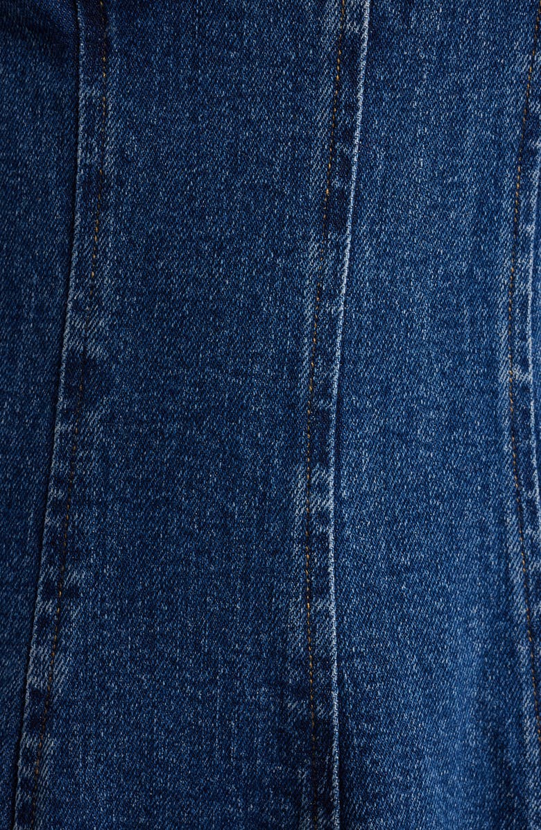 FREEMARKET Denim Babydoll Dress, Alternate, color, Indigo Denim