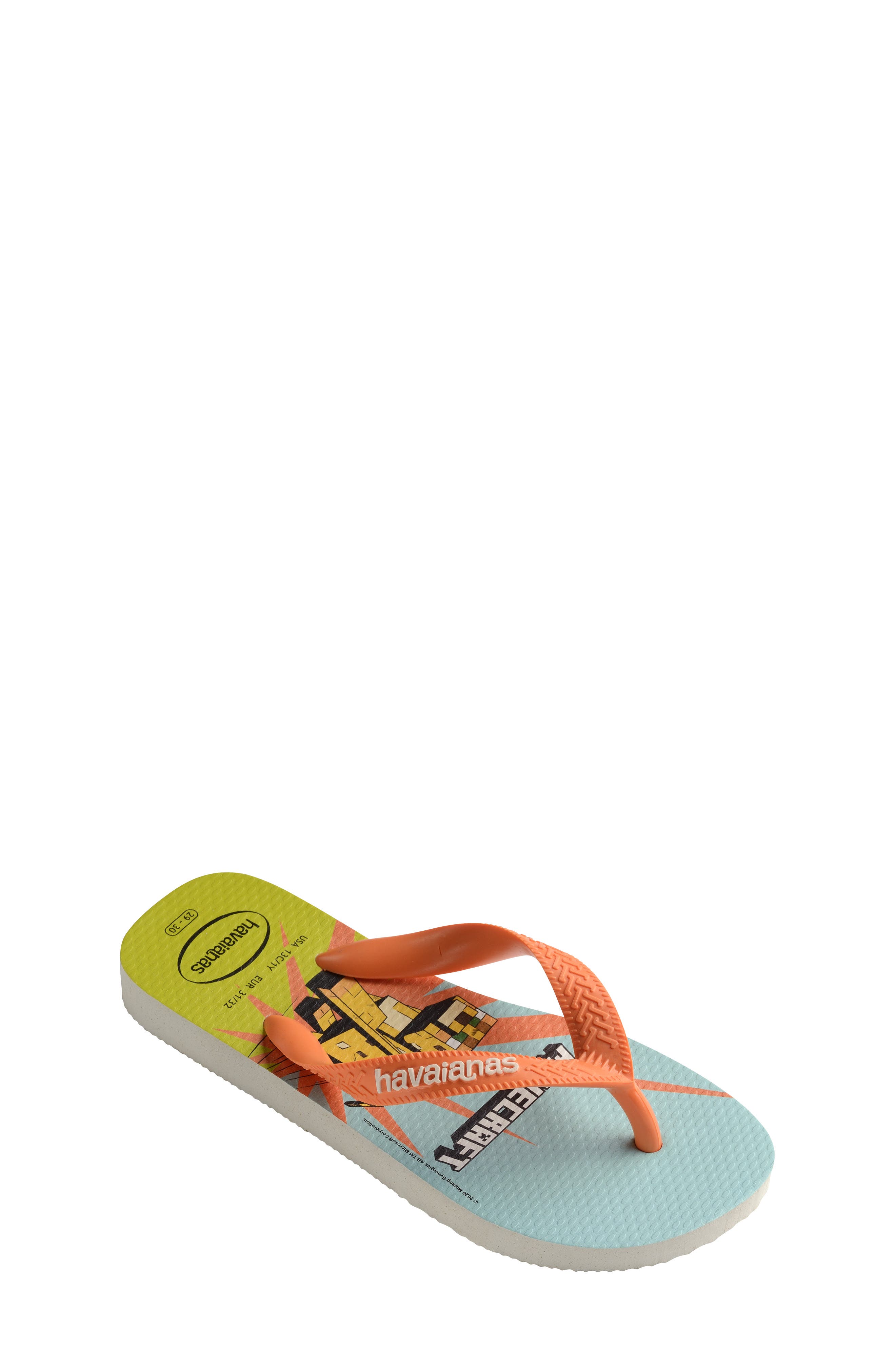 Havaianas Kids' Minecraft Sandal, Alternate, color, 