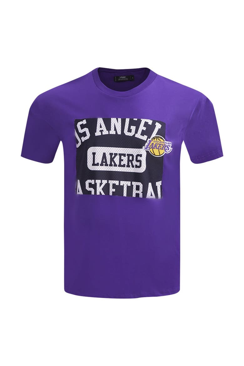 Men's Pro Standard Purple Los Angeles Lakers Made To Play Drop Shoulder T-Shirt, Alternate, color, Purple