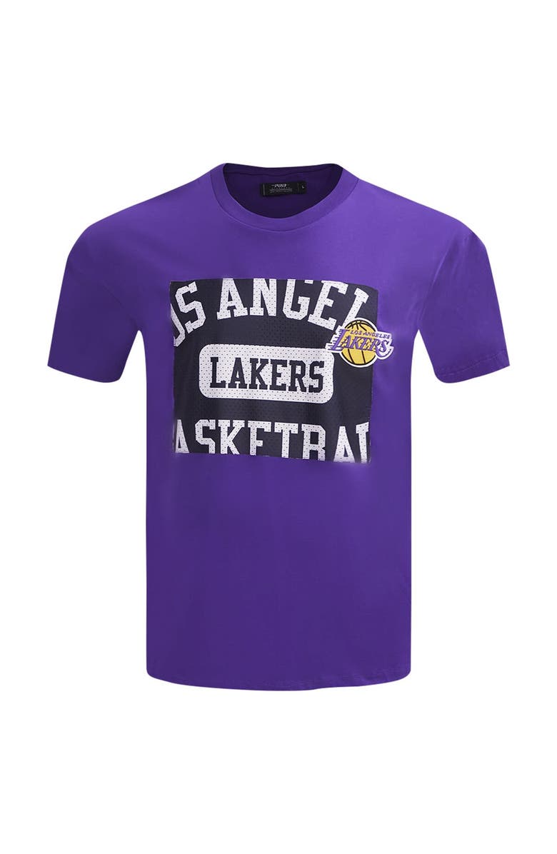 PRO STANDARD Men's Pro Standard Purple Los Angeles Lakers Made To Play Drop Shoulder T-Shirt, Alternate, color, Purple