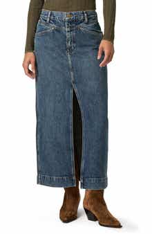 PAIGE Tayler Denim Maxi Skirt