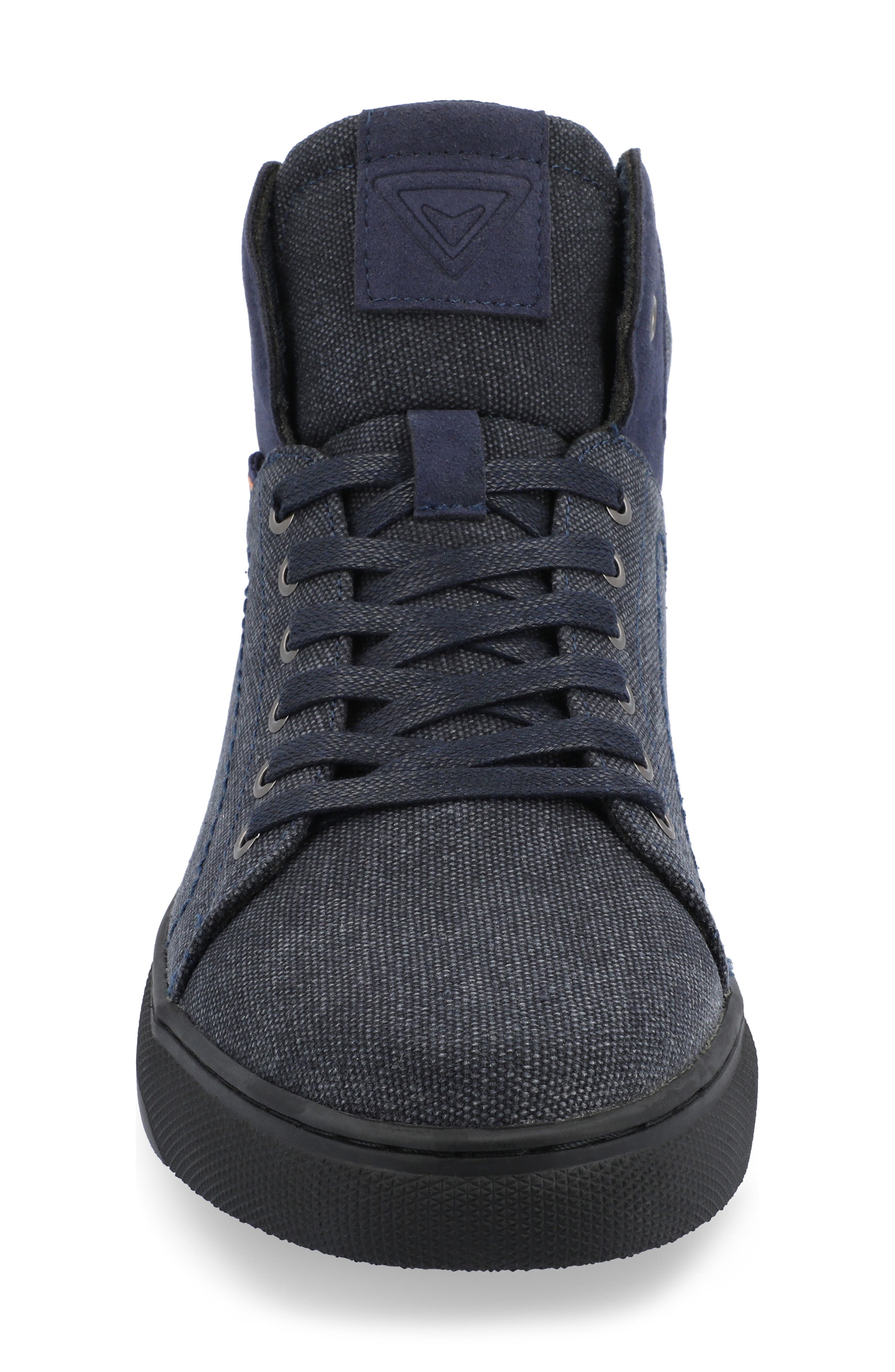 Justin High Top Sneaker, Alternate, color, NAVY