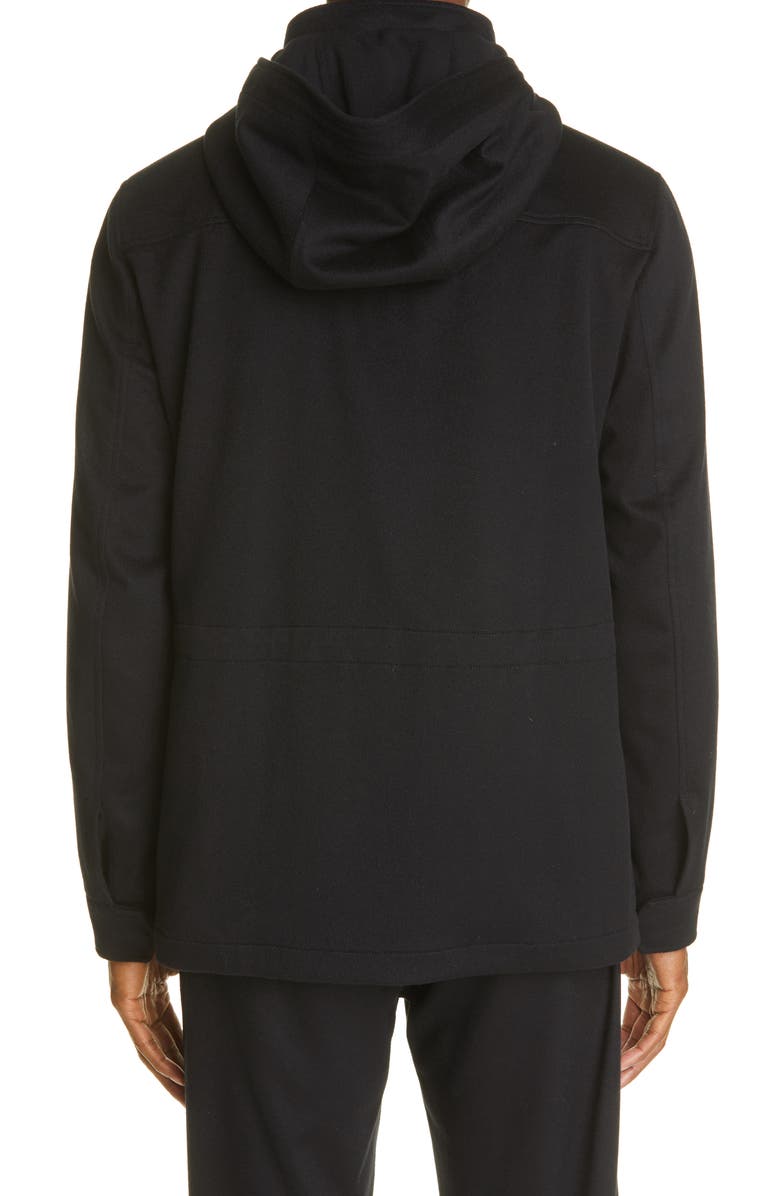 ZEGNA Elements Cashmere Hooded Field Jacket, Alternate, color,