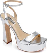 Badgley Mischka Collection Caia Ankle Strap Platform Sandal