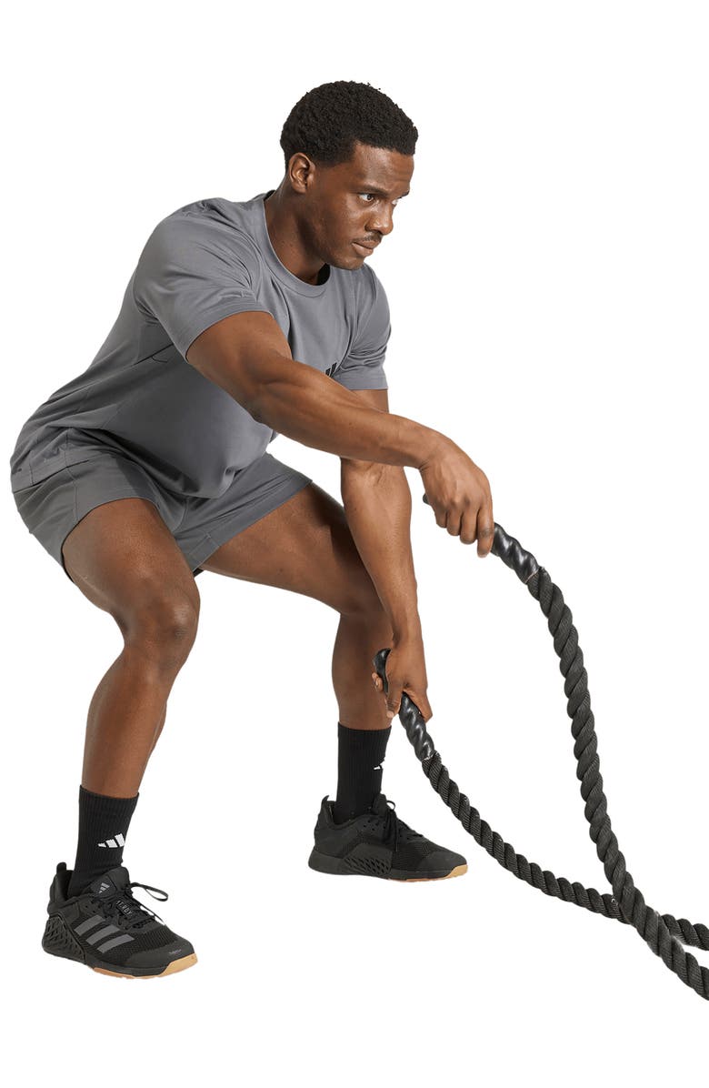 adidas Training Shorts, Alternate, color, Grey Five