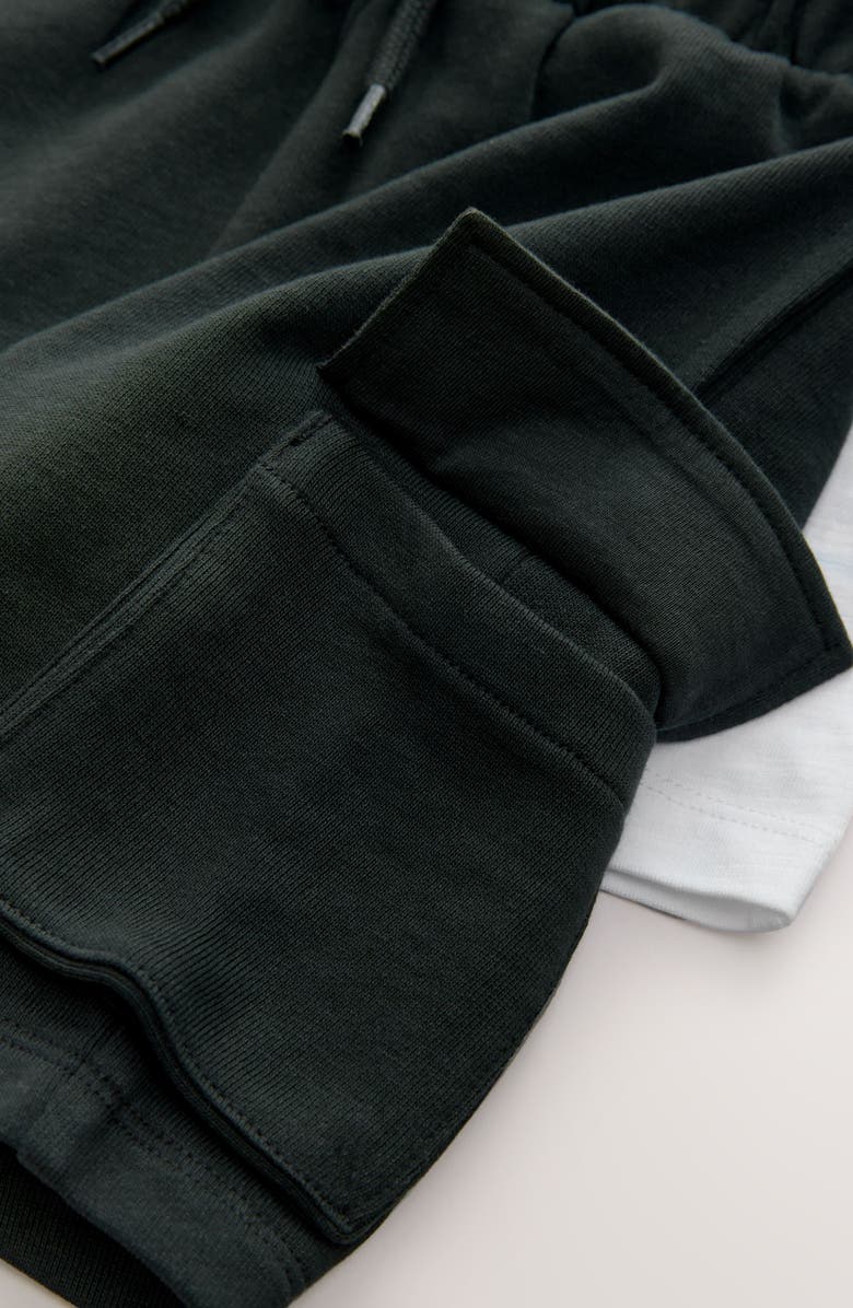 NEXT Kids' Palm Graphic T-Shirt & Drawstring Cargo Shorts Set, Alternate, color,