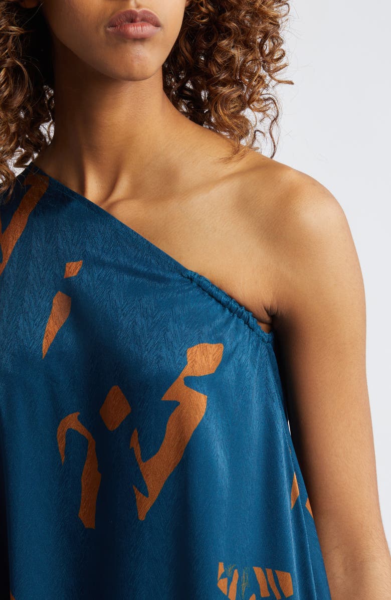 DIARRABLU Satu One-Shoulder Dress, Alternate, color, 