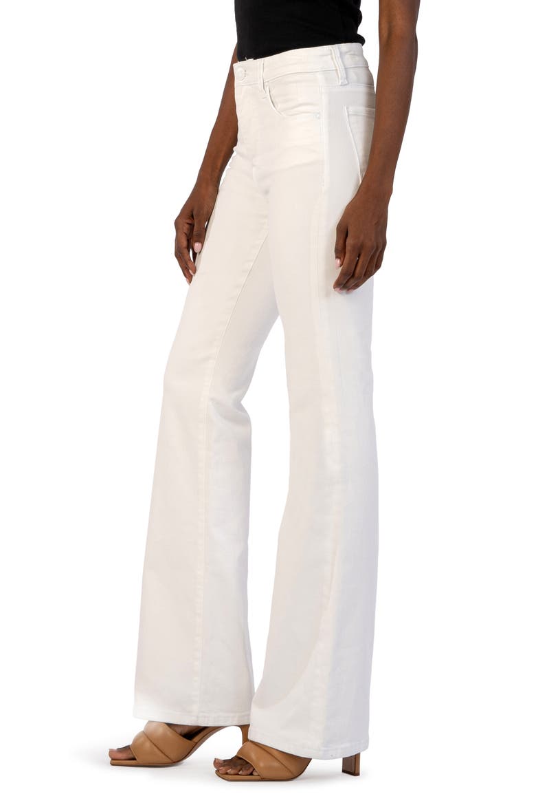 Ana Fab Ab High Waist Flare Jeans, Alternate, color, OPTIC WHITE