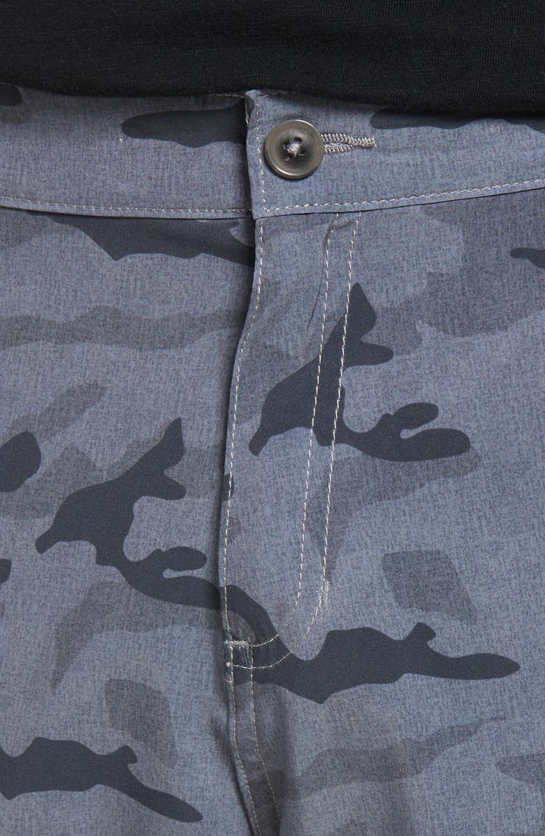 Vintage 1946 Camo Hybrid Flat Front Shorts, Alternate, color, Light Grey Camo