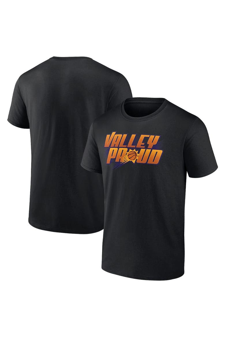 Men's Fanatics Branded Black Phoenix Suns Valley Proud Hometown Collection T-Shirt, Main, color, Black
